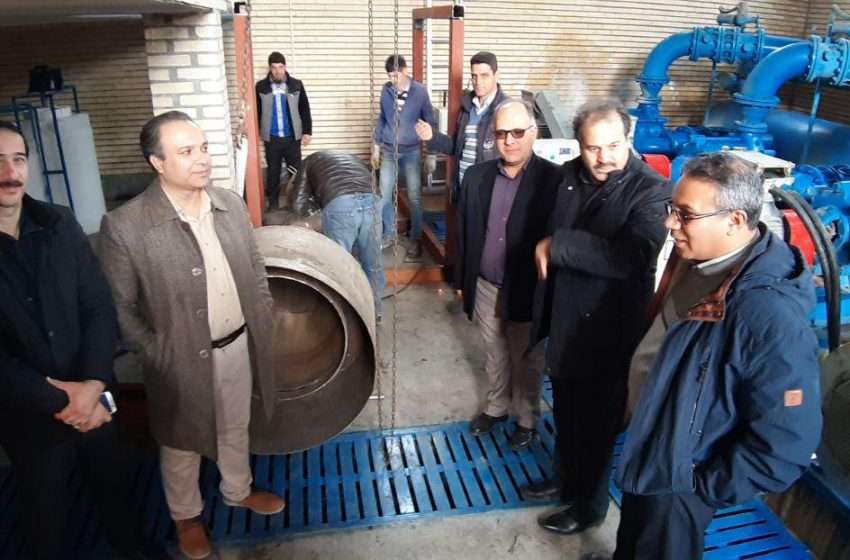  سیستم تصفیه آب سخت ( کریستال سازی) در میانه راه اندازی شد