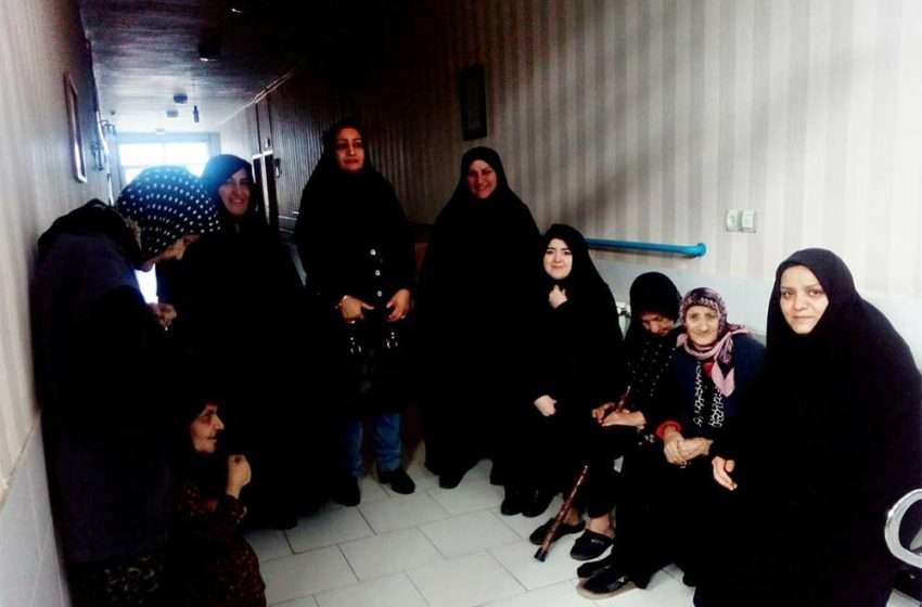  اعضای کمیته بانوان شهرستان میانه با سالمندان ائمه اطهار دیدار کردند