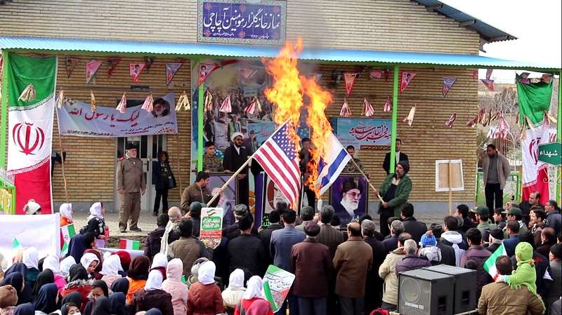  برگزاری باشکوه راهپیمایی ۲۲ بهمن ۹۷ در شهر آچاچی+تصاویر