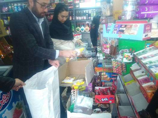  کشف انواع مواد غذایی و خوراکی فاسد و تاریخ گذشته در بازرسی از واحد های صنفی شهرترکمنچای
