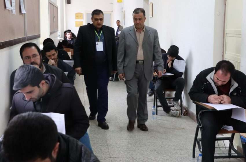  فرماندار ویژه میانه از محل برگزاری ششمین آزمون مشترک فراگیر دستگاههای اجرایی کشور در این شهرستان بازدید کرد