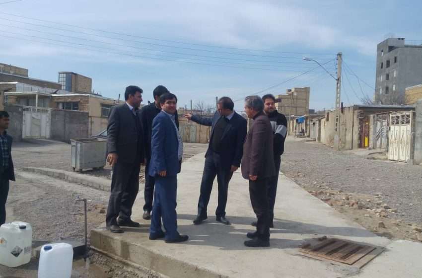  بازدید مدیر کل دفتر امور شهری و شوراهای استانداری آذربایجان شرقی از شهر آچاچی