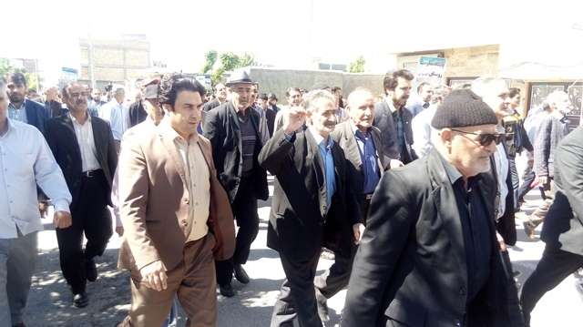  حضور گسترده و پرشور فرهنگیان و دانش آموزان منطقه کندوان در راهپیمایی روز جهانی قدس