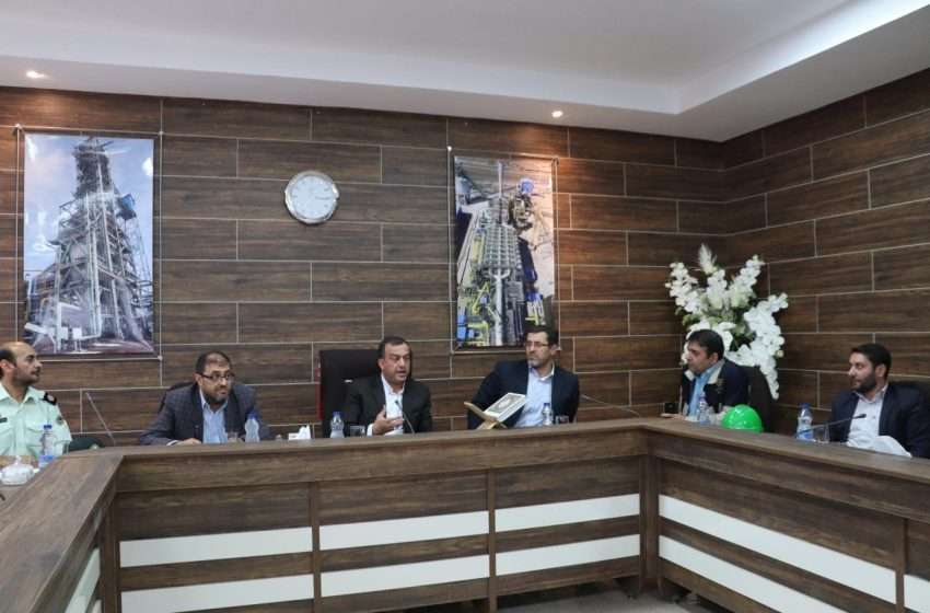  با حضور فرماندار، رئیس دادگستری و دادستان میانه در مجتمع فولاد،روند کار عمرانی فاز۳، وضعیت آلایندگی این کارخانه بازدید و بررسی شد