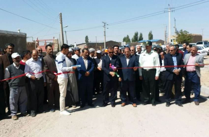  افتتاح ۶ طرح عمرانی  و خدماتی در بخش کاغذکنان میانه