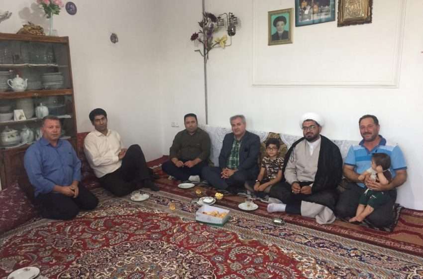  دیدار از خانواده های سادات شهر آچاچی به مناسبت عید سعید غدیر خم