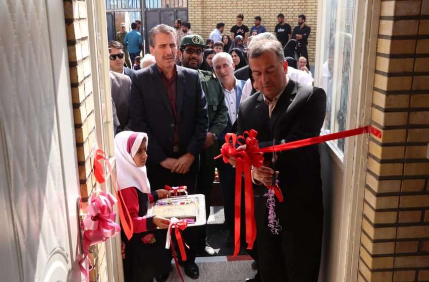  بهره برداری از ۲ مدرسه خیر ساز در بخش مرکزی شهرستان میانه