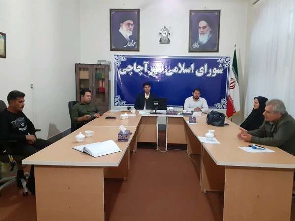  تبریک شهردار و پرسنل شهرداری آچاچی به هیئت رئیسه جدید شورای اسلامی شهر آچاچی در محل این شورا