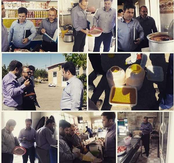  بازرسی مشترک از واحد های غذاخوری بین شهری و واحد های خدمات رسان در مسیر اتوبان تبریز به زنجان و جاده سرچم