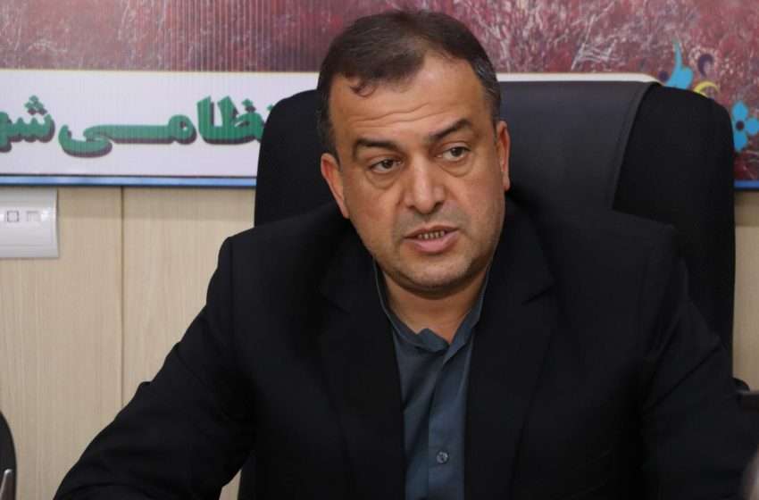  فرماندار ویژه میانه با فرمانده و پرسنل نیروی انتظامی شهرستان دیدار کرد