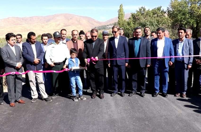 بهره برداری از راه روستای نشق با ۲۰ میلیارد ریال اعتبار