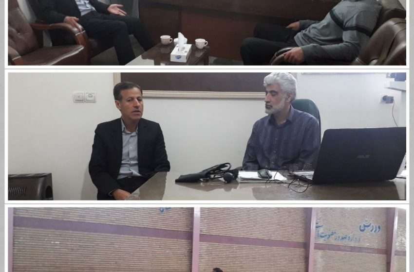  بازدید بخشدار کندوان از ادارات بخش