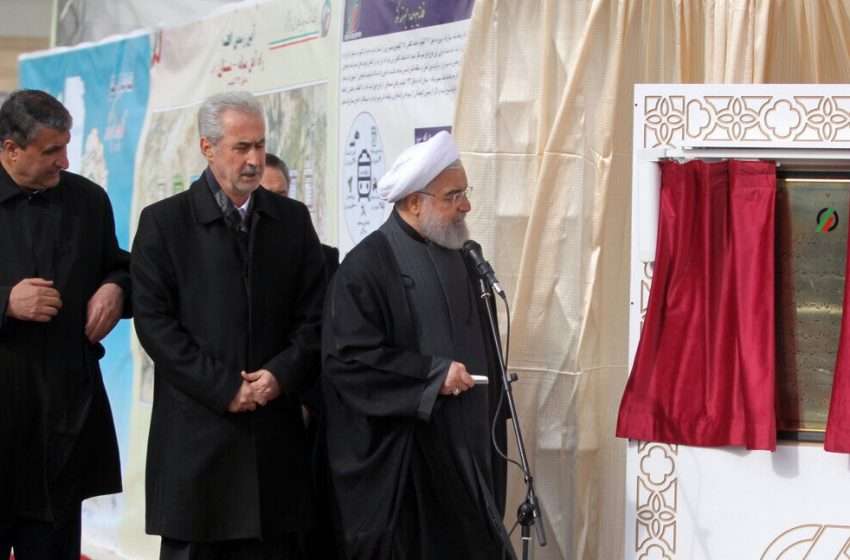 خط راه آهن میانه- بستان آباد افتتاح شد