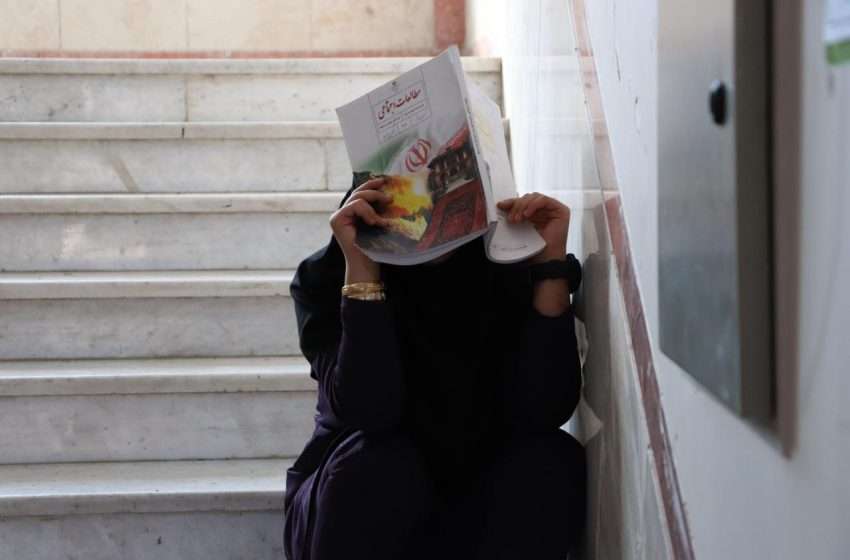  گزارش تصویری از مانور زلزله و ایمنی در دبیرستان دخترانه شکرزاده میانه