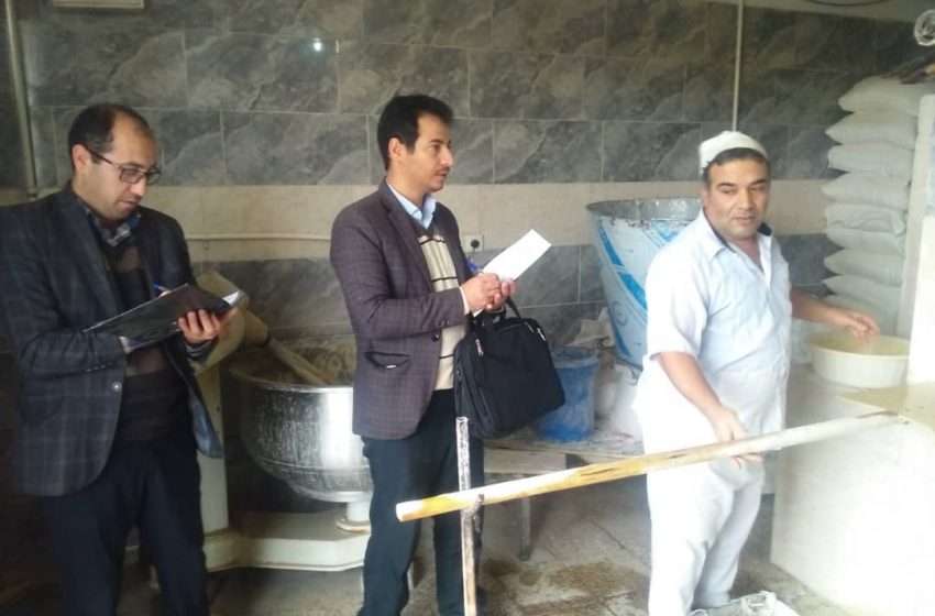  گشت مشترک نظارت بر نانوایی های بخش کاغذکنان