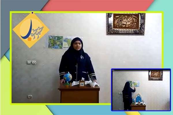  حدیث قره داغی دانش آموز میانه ای در ایام تعطیلات؛ نقش همیار معلم را به صورت مجازی ایفا می کند