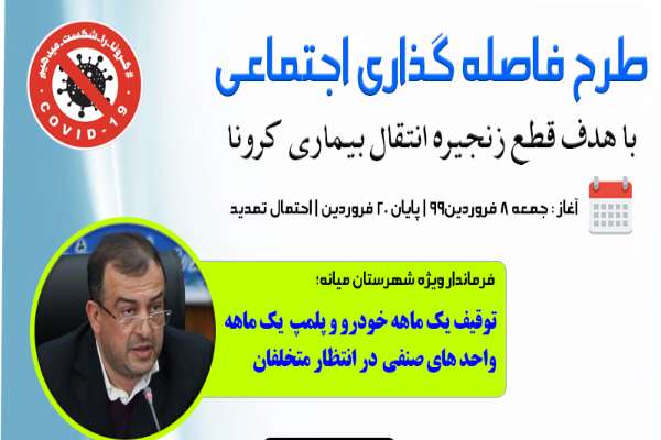  اینفوگرافیک/طرح فاصله گذاری اجتماعی