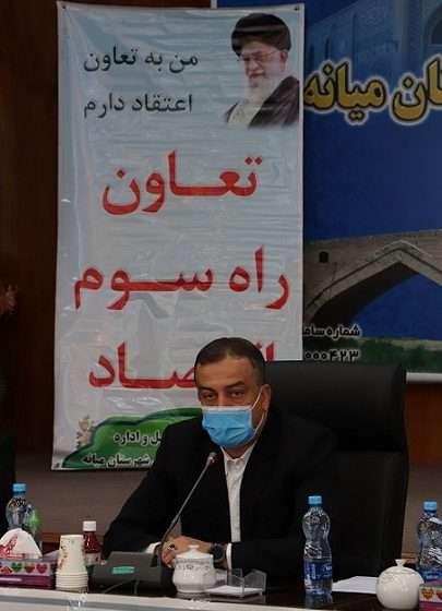  فرماندار ویژه میانه در جمع تعاونگران برتر شهرستان: تعاون گران از بازوان مهم حاکمیت در منطقه هستند