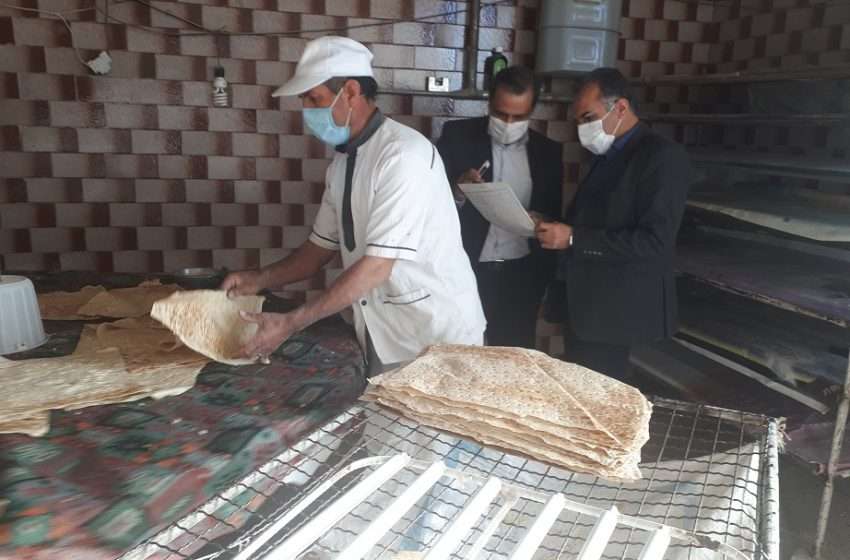  بازدید و بازرسی سرزده بخشدار کاغذکنان از نانوایی  های سطح بخش