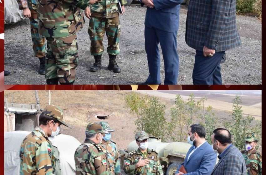  بازدید اعضای شورای تامین شهرستان میانه از پایگاه پدافندی تیپ ۳۶
