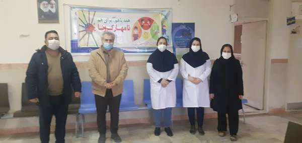  تبریک روز پرستار با حضور در مرکز بهداشتی و درمانی شهر آچاچی