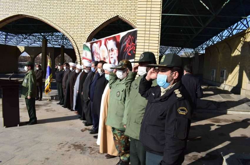  مراسم غبار روبی گلزار مطهر شهدا به مناسبت سالگرد شهادت سپهبد حاج قاسم سلیمانی