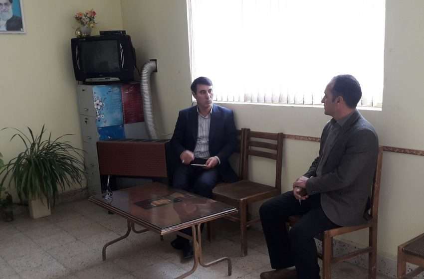  بازدید بخشدار کندوان از ادارات ورزش و جوانان و پست بخش کندوان