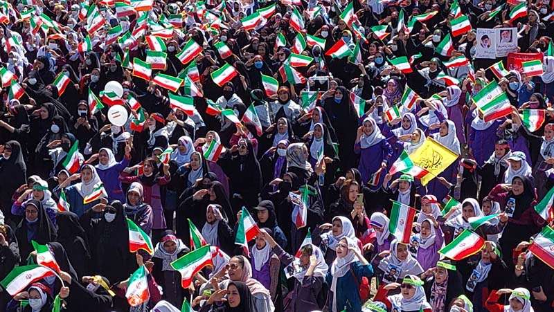  تصاویری از همایش بزرگ سلام فرمانده در میانه