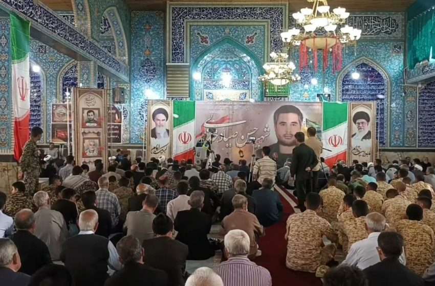  مراسم بزرگداشت سردار پاسدار، شهید حسن صیاد خدایی در زادگاهش شهرستان میانه برگزار شد