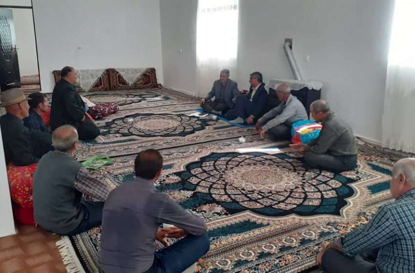  بازدید بخشدار مرکزی از روستای حلاج علیا در راستای بررسی و رفع مسائل روستا