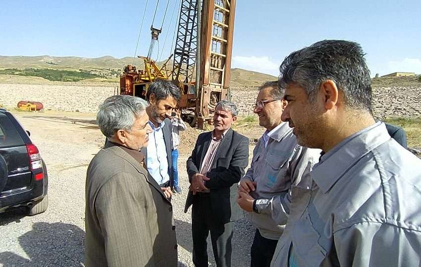  بازدید معاون استاندار و فرماندار ویژه شهرستان میانه با همراهی نمایندگان از سد گرمی چای/ گزارش تصویری