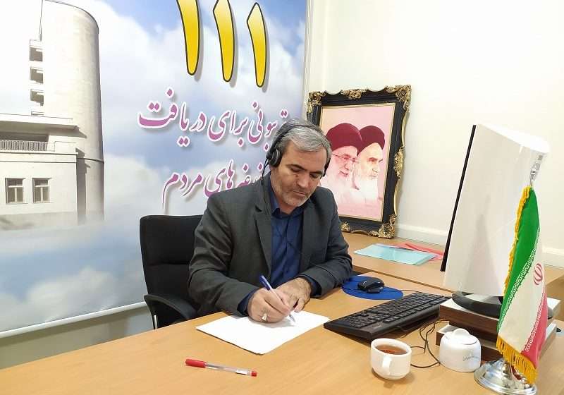  فرماندار ویژه میانه با حضور در مرکز سامد، پاسخگوی مردم شد