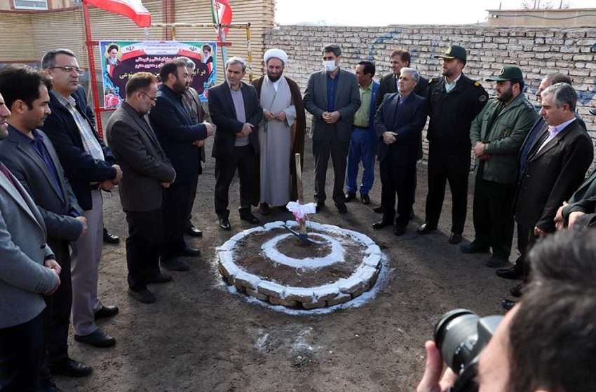  کلنگ دو پروژه آموزشی و ورزشی زمین زده شد