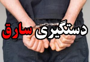  دستگیری سارق حرفه ای در میانه