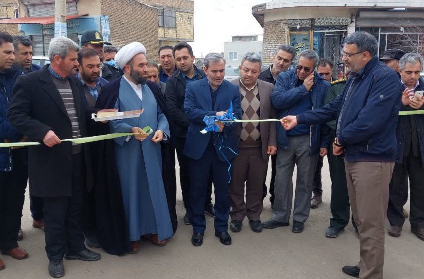  ۱۰ طرح عمرانی در بخش ترکمانچای شهرستان میانه افتتاح شد