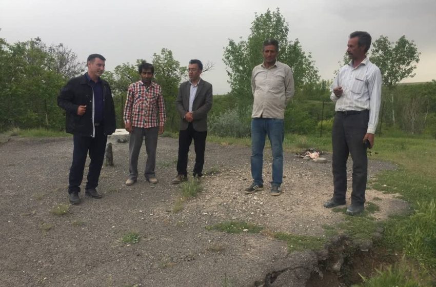  بازدید بخشدار کندوان از روستای باللوجه
