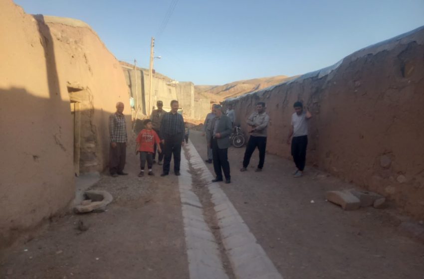 بخشدار مرکزی میانه از گازرسانی و دیگر پروژه های روستای زناری بازدید کرد