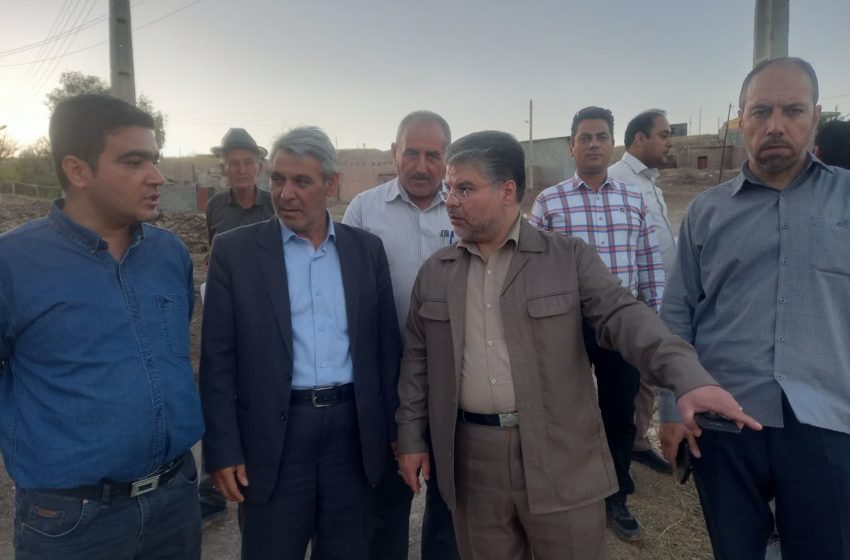  بازدید معاون سیاسی؛ اجتماعی فرماندار ویژه میانه و بخشدار مرکزی میانه از روستای قاضی ولی
