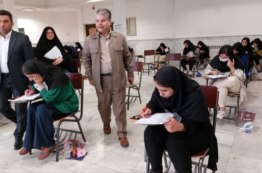  معاون سیاسی فرماندار از روند برگزاری آزمون سراسری بازدید کرد