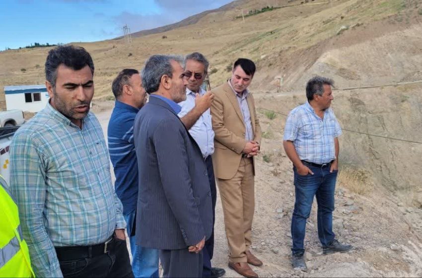  بازدید فرماندار ویژه میانه از روند تکمیل سد گرمی چای