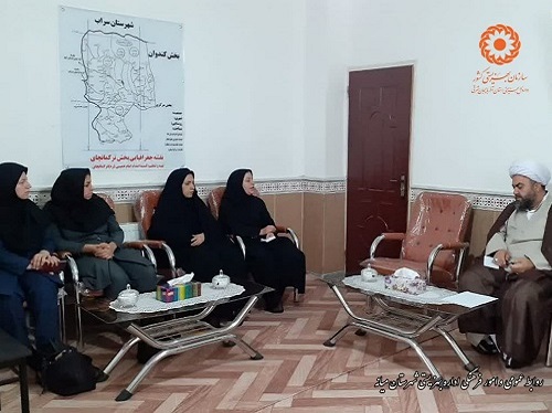  دیدار با امام جمعه ترکمنچای به مناسبت هفته بهزیستی