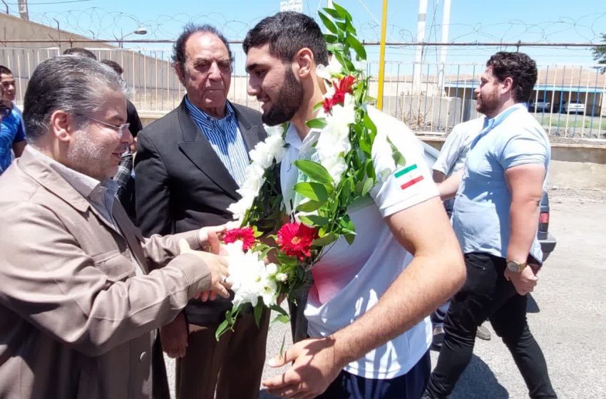  استقبال از ابوالفضل چوپانی، قهرمان کشتی فرنگی رده جوانان آسیا