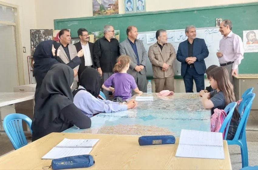  بازدید فرماندار ویژه میانه از پایگاه های تابستانی کانون فرهنگی و هنری کوثر