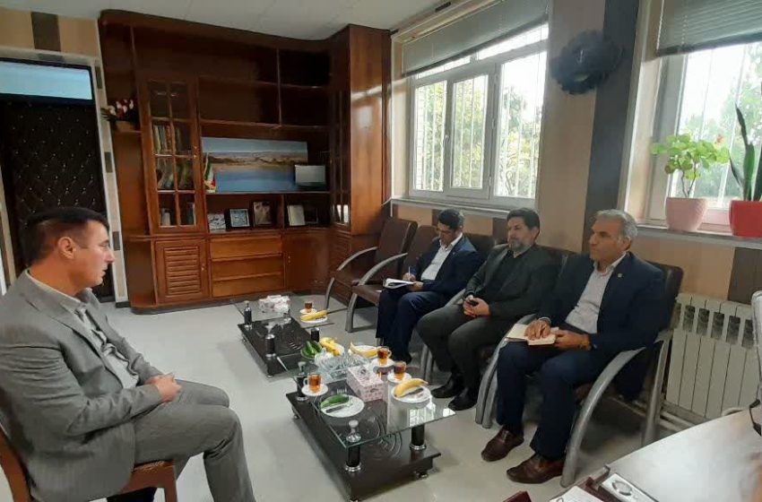  بخشدار کندوان میانه با مسئولین استانی در خصوص تاسیس شعبه بانک سپه تشکیل جلسه داد
