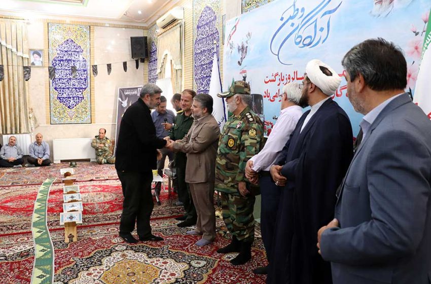  تجلیل از ۸۷ آزاده سرافراز و خانواده های معظم آنها در میانه
