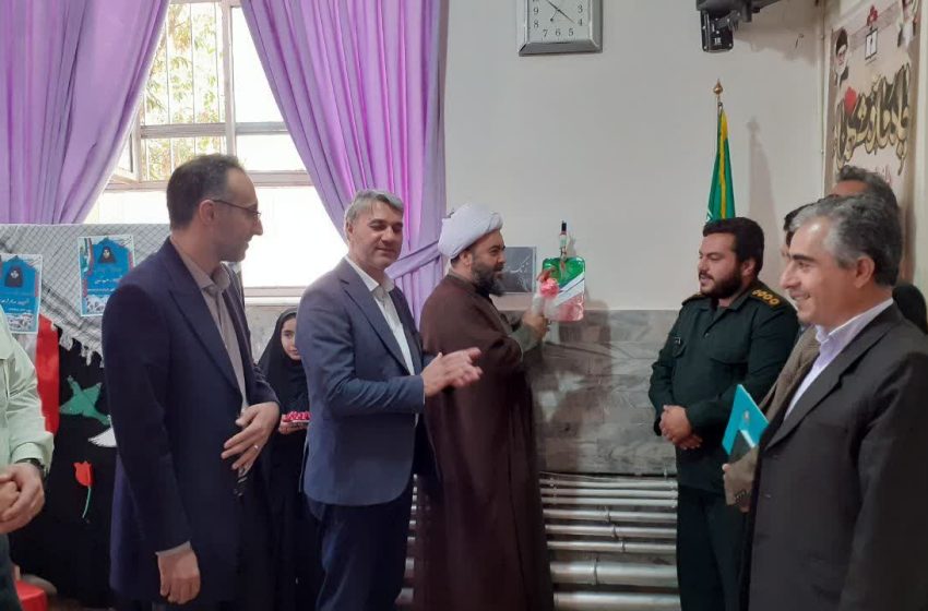  مراسم جشن بازگشایی مدارس در بخش ترکمانچای برگزار شد
