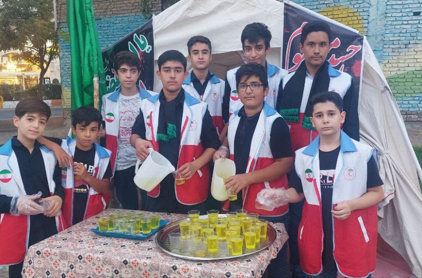  قهرمانان جام بشردوستی هلال احمر شهرستان میانه بار دیگر در روز اربعین درخشیدند