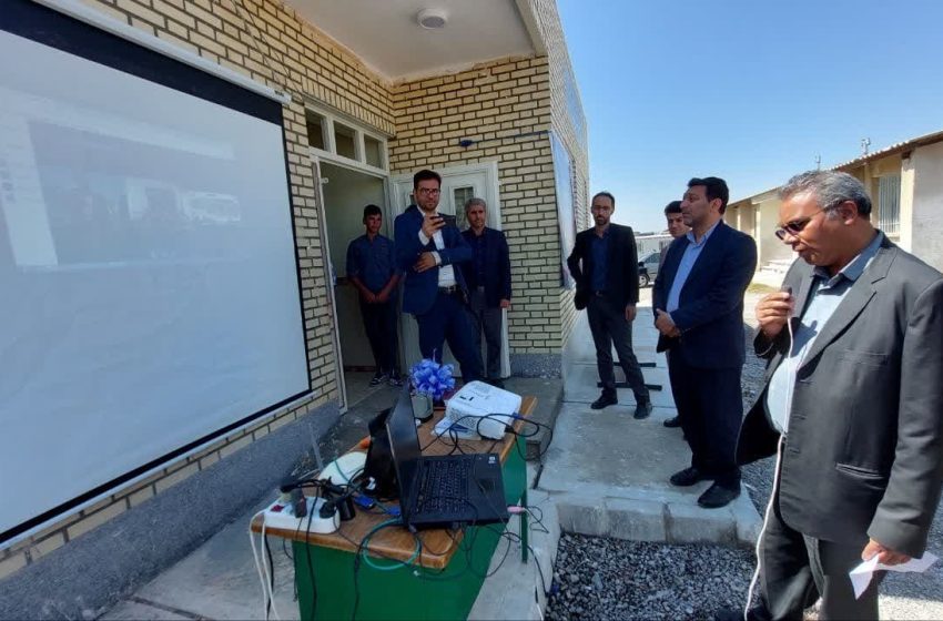  مدرسه روستای خاتون آباد و برق رسانی به روستای شورجه قاسم افتتاح شد