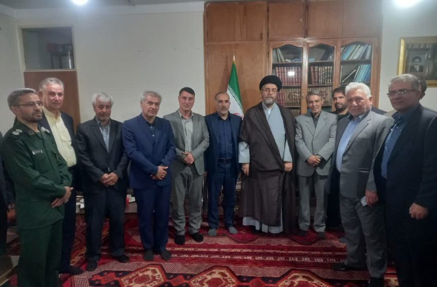  دیدار بخشدار کندوان با امام جمعه شهرستان