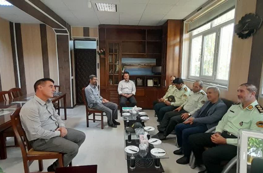  بازدید بخشدار کندوان از روند ساخت ساختمان پاسگاه شهر ترک